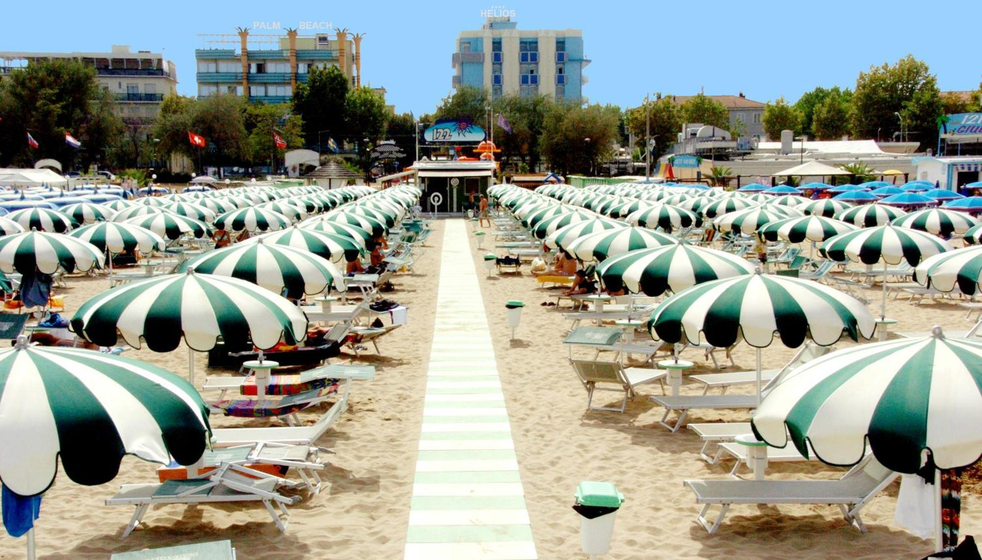 Hotel Palm Beach B&B Sea View ริมินี ภายนอก รูปภาพ